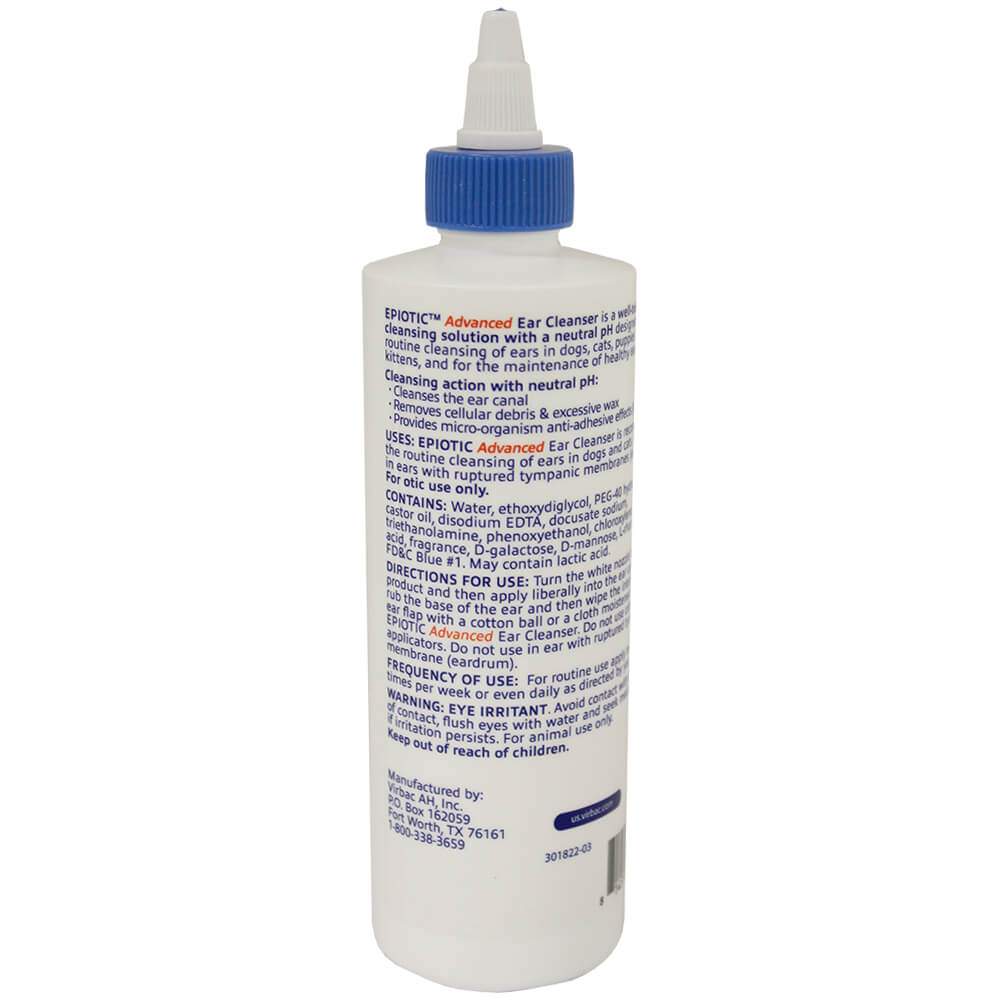 virbac epi-otic advanced ear cleanser, 8 oz