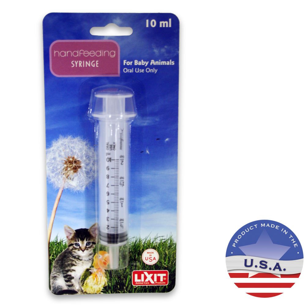 lixit hand feeding syringe 10 ml