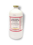 rx sterile water for injection x 500ml bottle