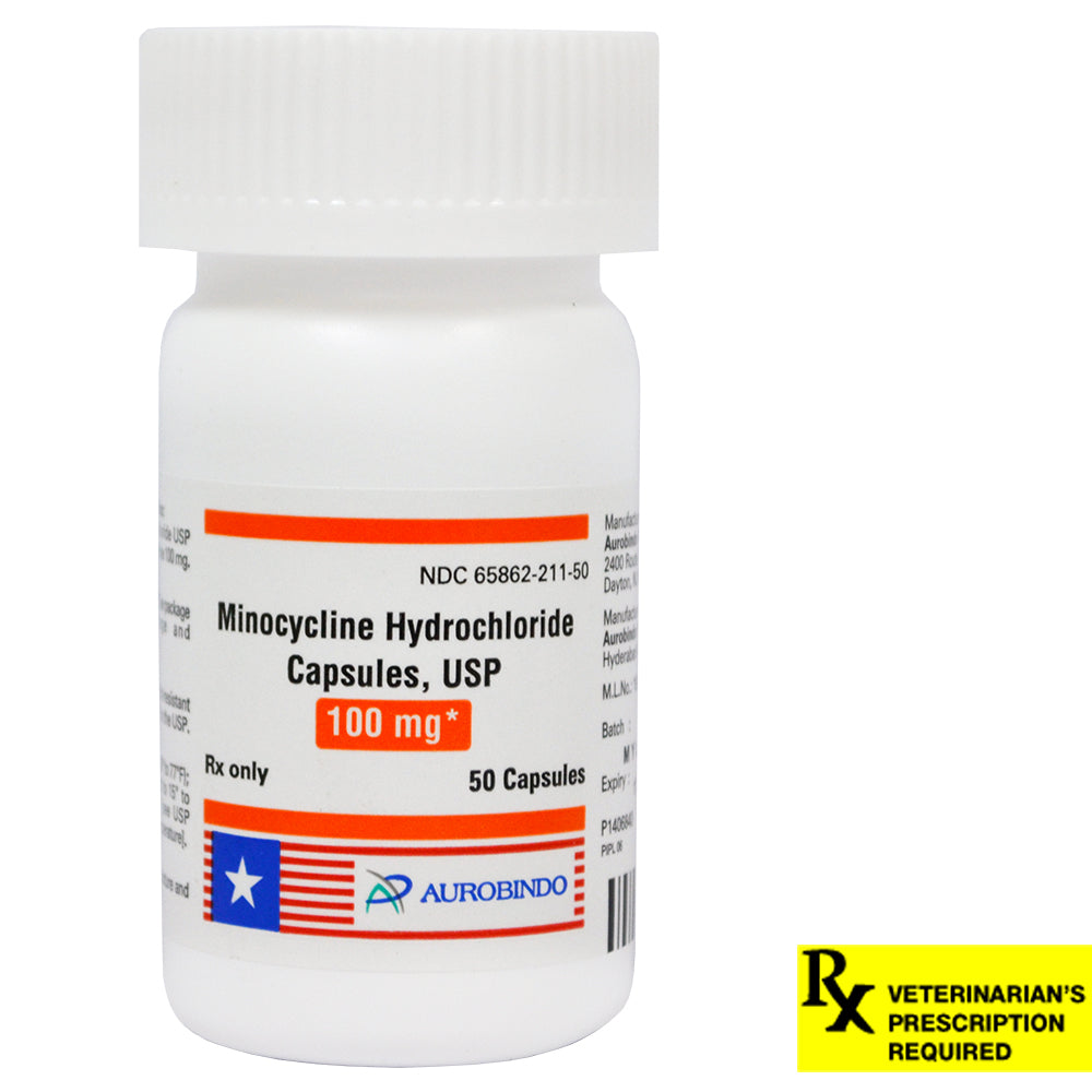 rx minocycline 100mg x 50 capsules