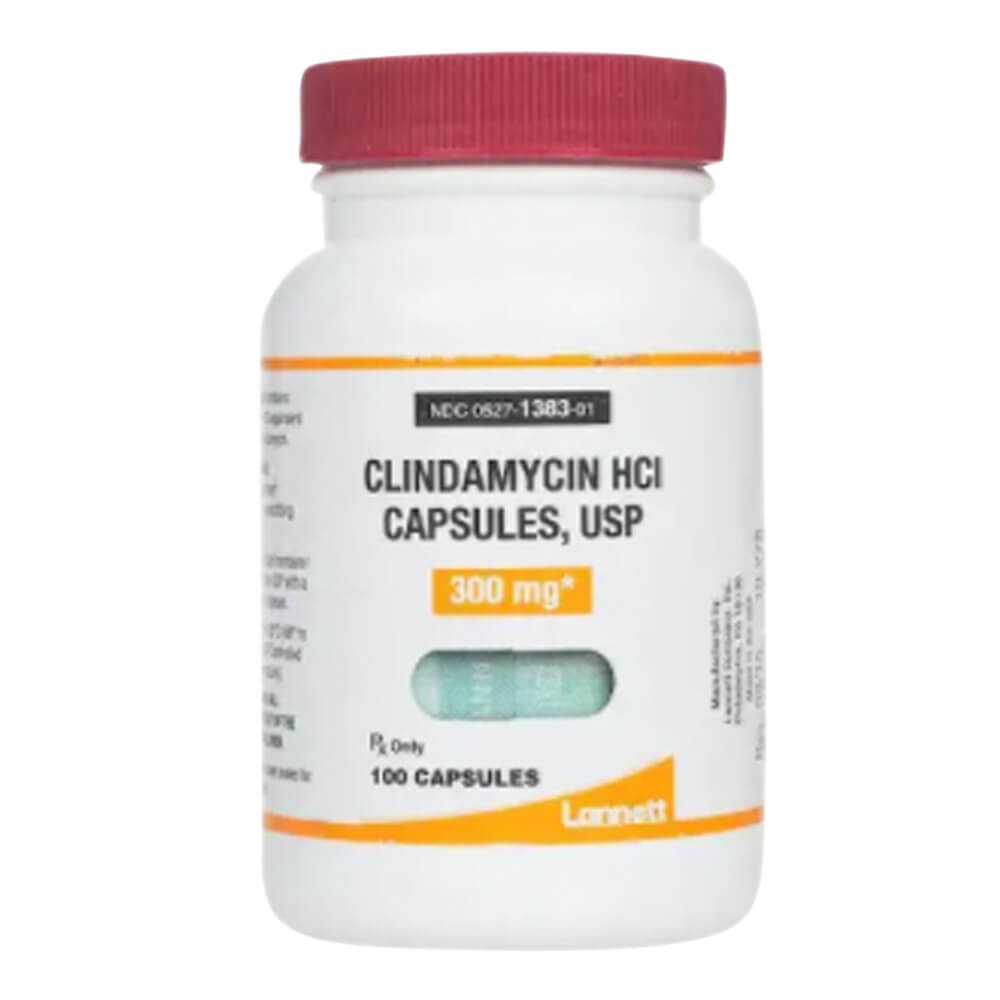 rx clindamycin 300mg x 100 capsules