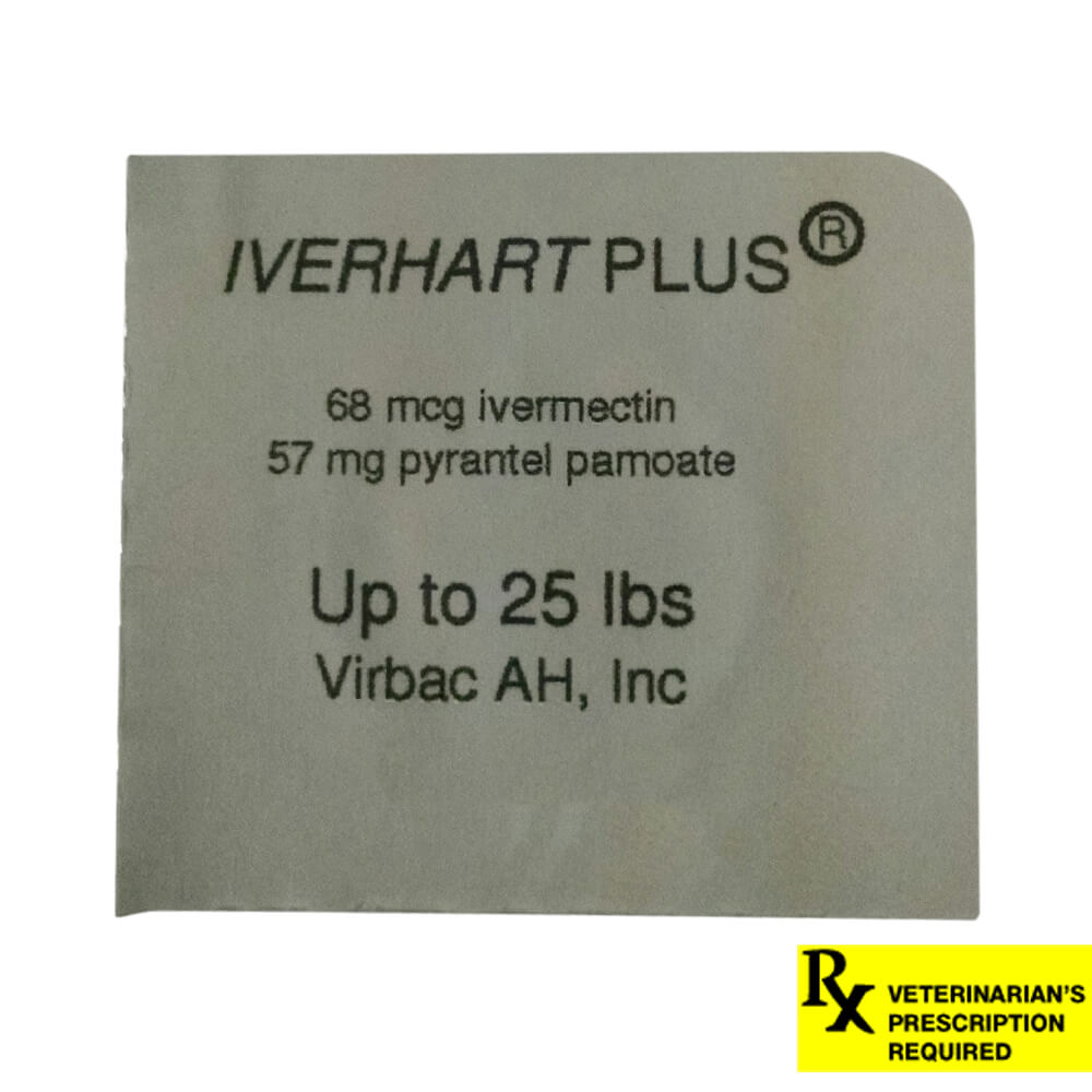 rx iverhart plus 0-25lbs x 1 tablet