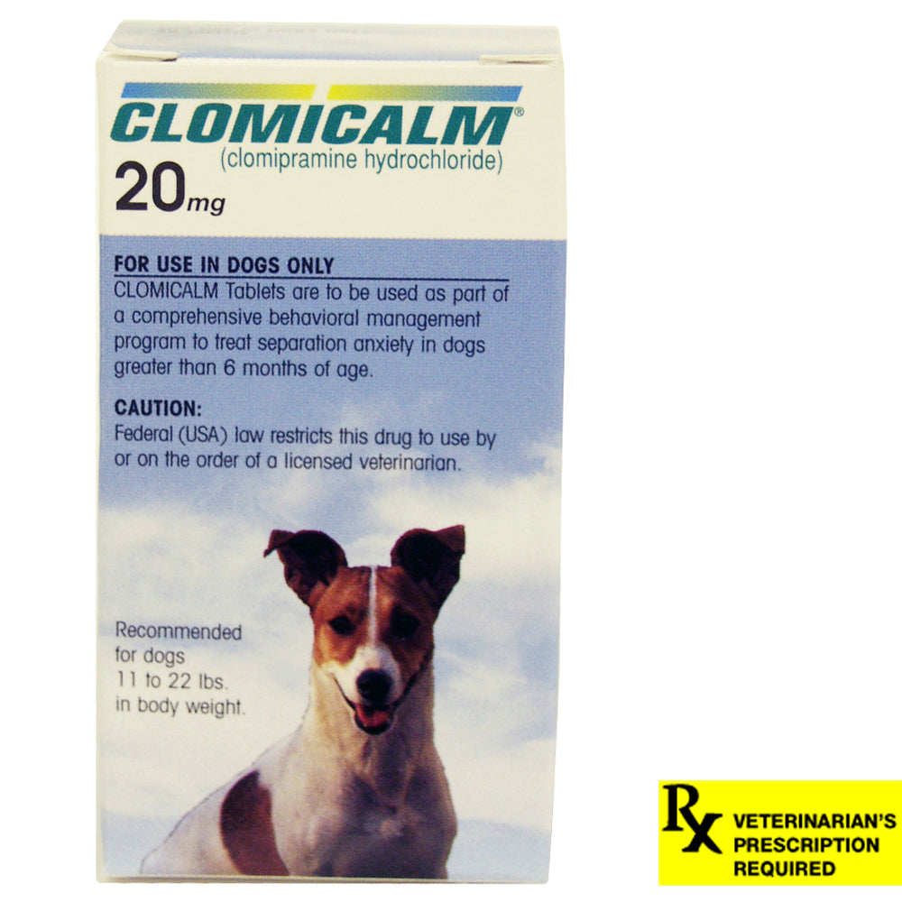 rx clomicalm 20mg x 30 tablets