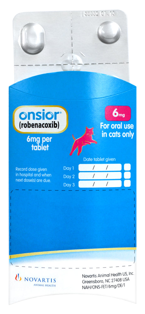 rx onsior 6mg x 3 tablets