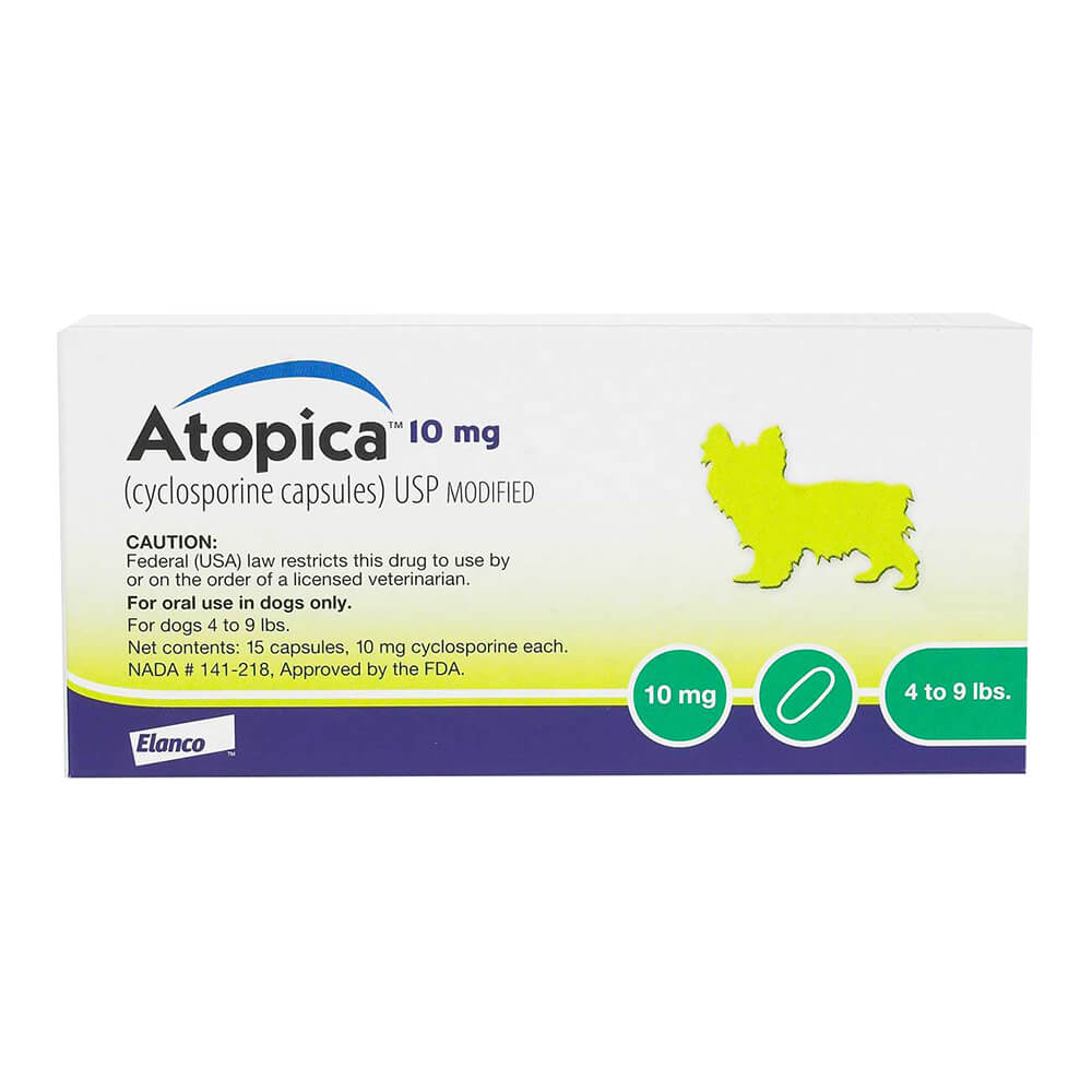 rx atopica 10mg x 15 capsules