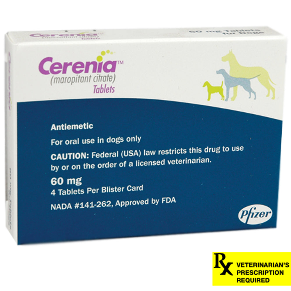 rx cerenia 60 mg x 4 tablets