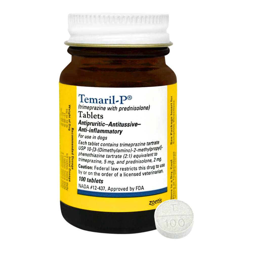 rx temaril-p 5mg/2mg x 100 tablets