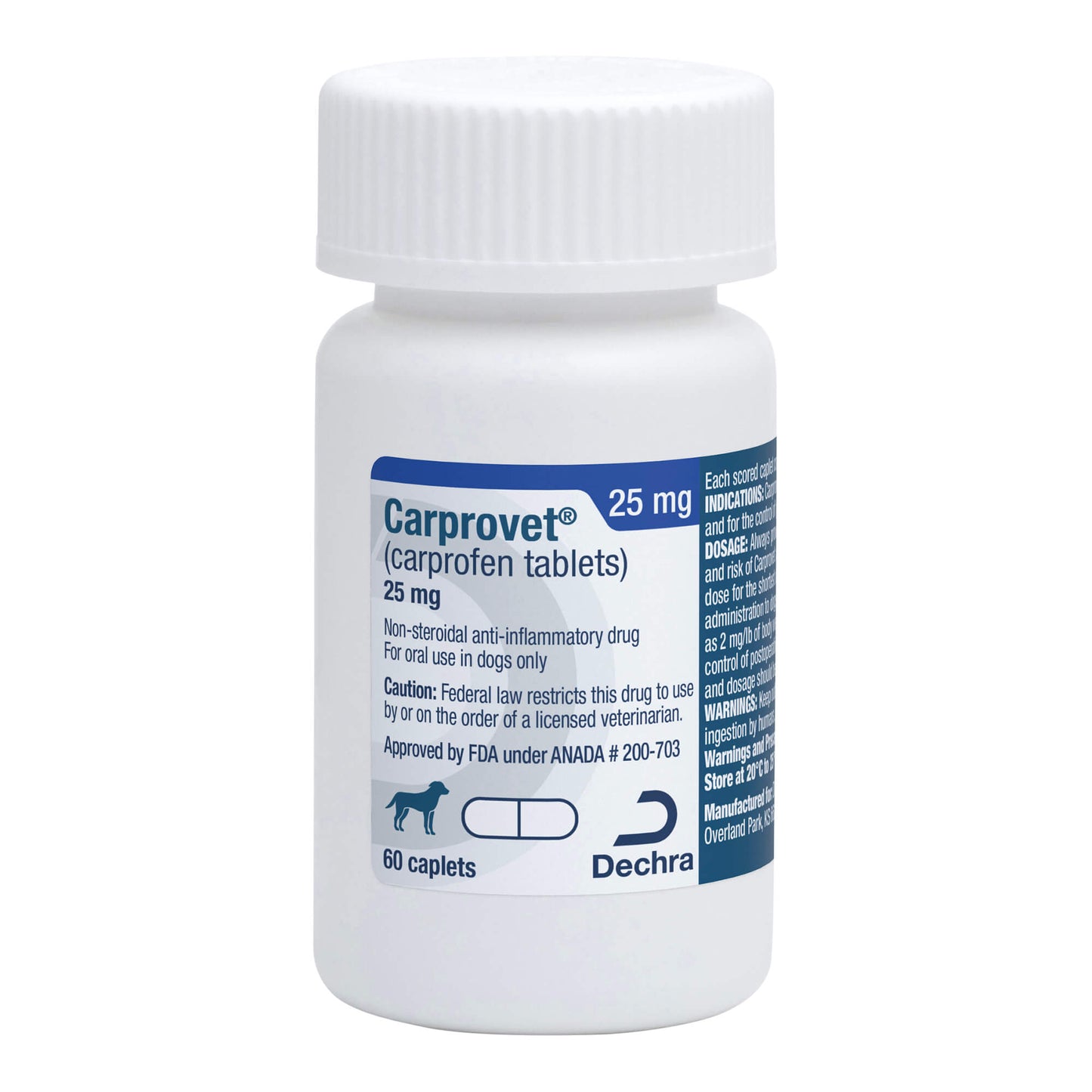 rx carprovet caplets 25mg x 60 caplets