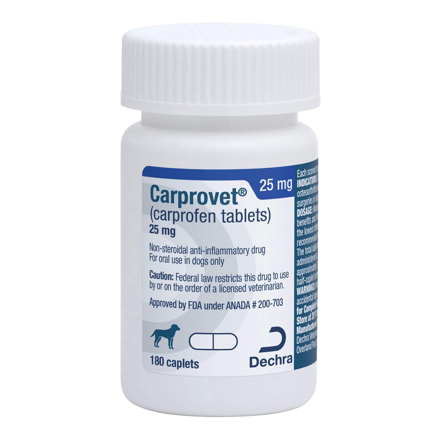 rx carprovet caplets 25mg x 180 caplets