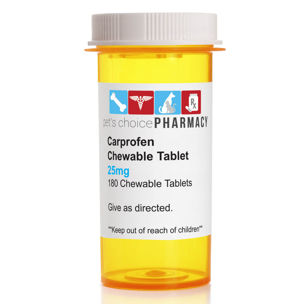 rx carprovet chewable tablets 25mg x 180 tablets