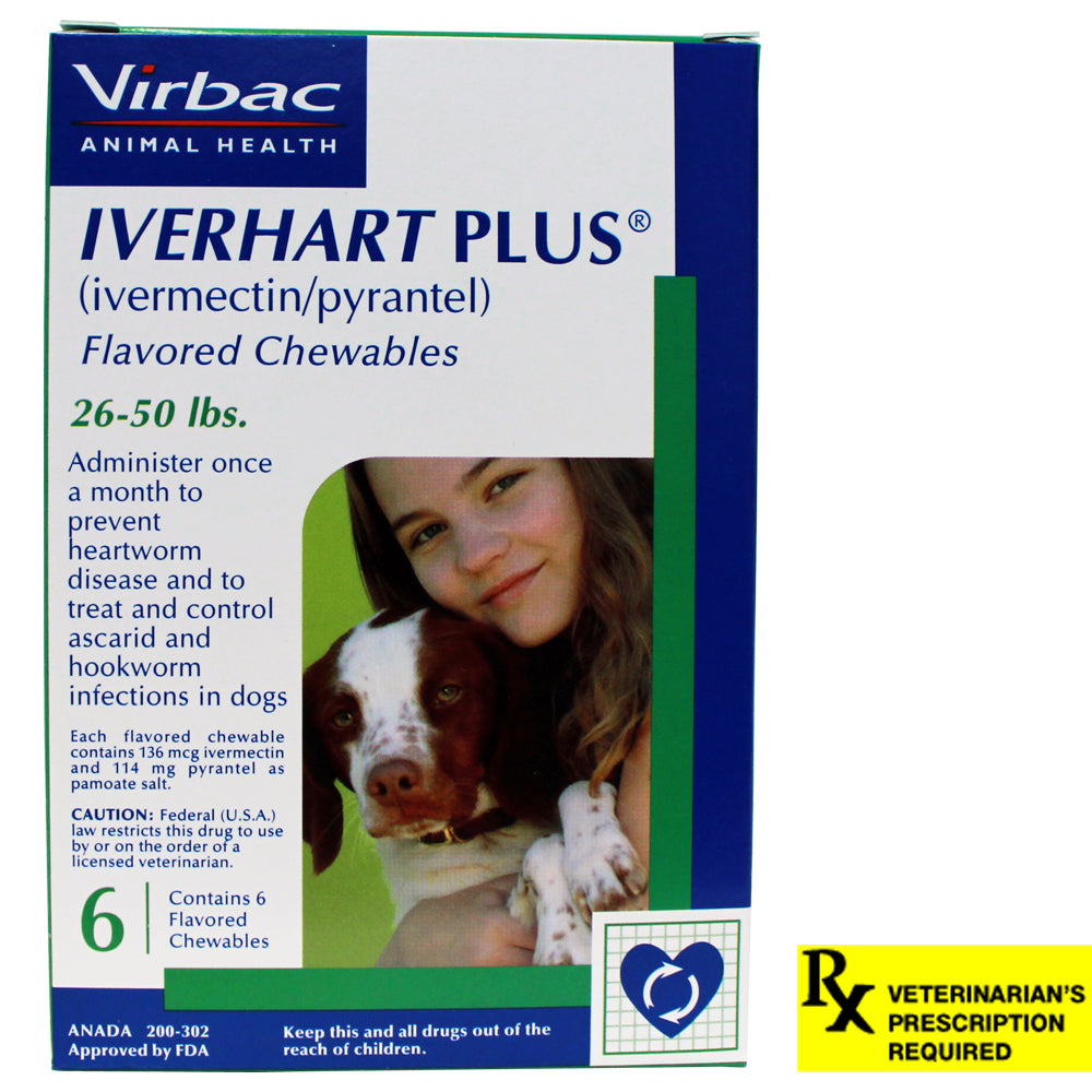 rx iverhart plus 26-50 lbs 6 month