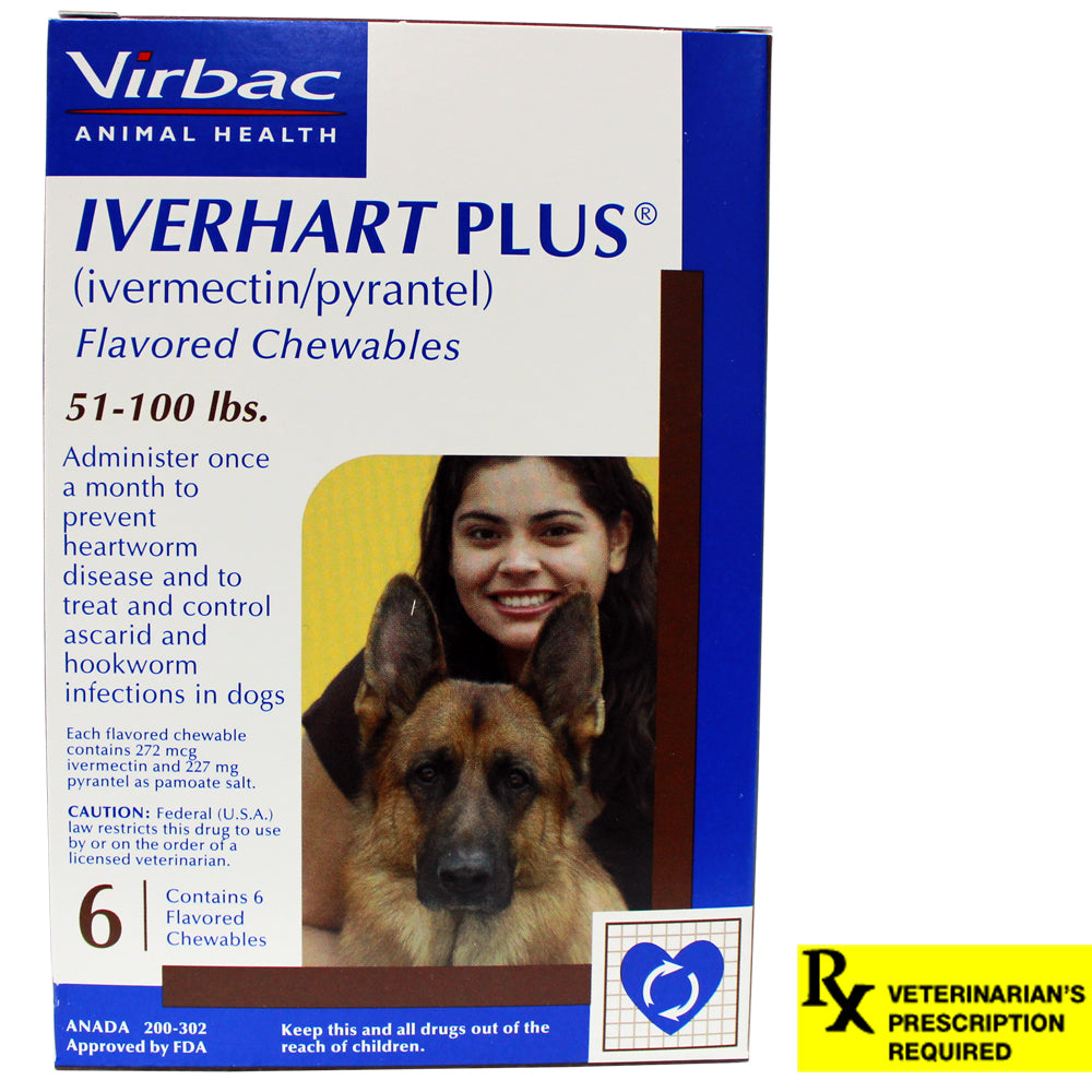 rx iverhart plus 51-100 lbs 6 month