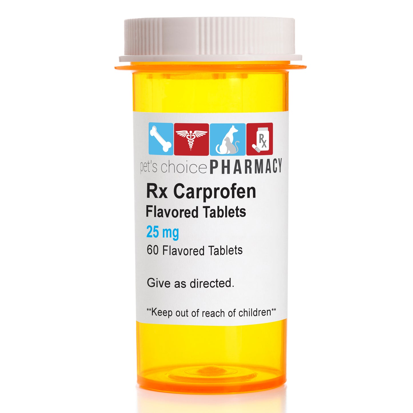 rx carprofen flavored tablets 25mg, 60ct