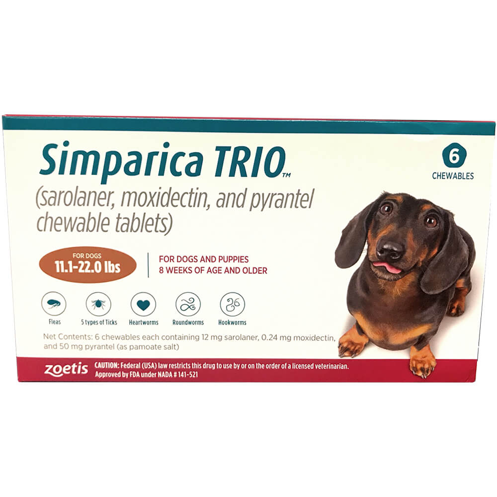 rx simparica trio purple 5.6-11lbs x 1 tablet