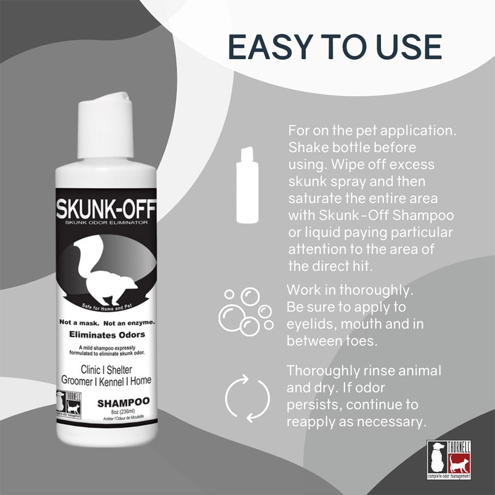 skunk-off skunk odor eliminator shampoo 8 oz