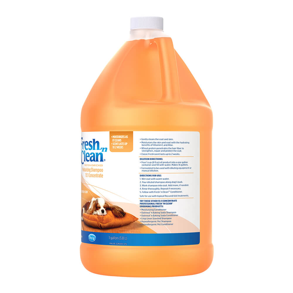 fresh 'n clean moisturizing shampoo, floral scent, 1 gallon