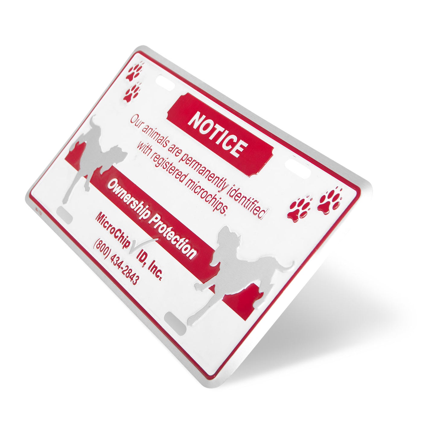 avid small fence sign 6" x 12"