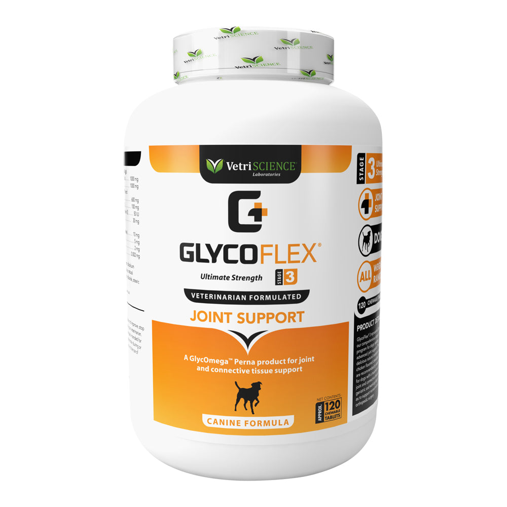 glyco flex stage 3 for dogs 120 chewable tablets