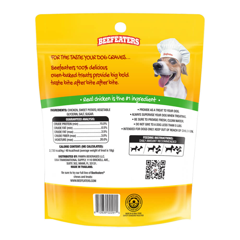 beefeaters sweet potato wrapped with chicken jerky, 28 oz