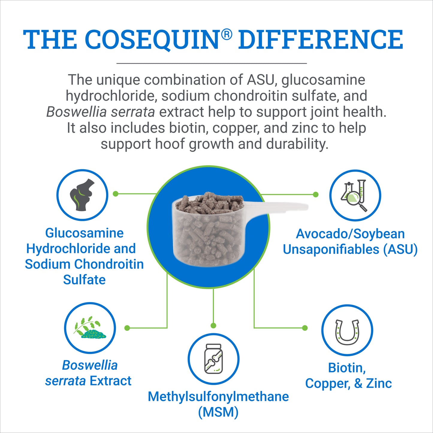 cosequin asu joint & hoof support 1200gm