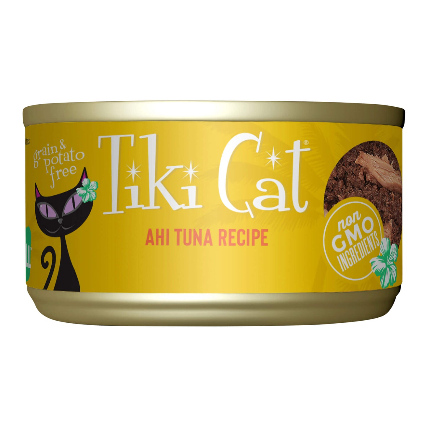 tiki cat grill wet cat food, ahi tuna, 2.8 oz. cans, 12 count