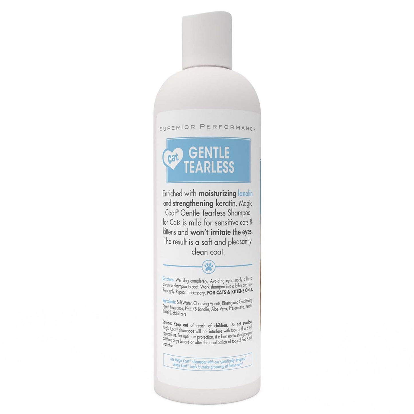magic coat tearless kitten & cat shampoo, 16 ounce