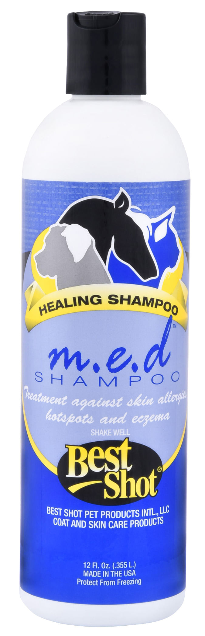 m.e.d. herbal shampoo, 12 oz
