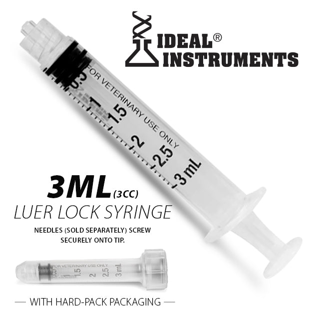 3cc l.l. syringe w/o needle (100)