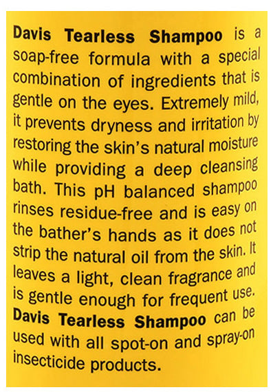 davis tearless shampoo, 12 oz