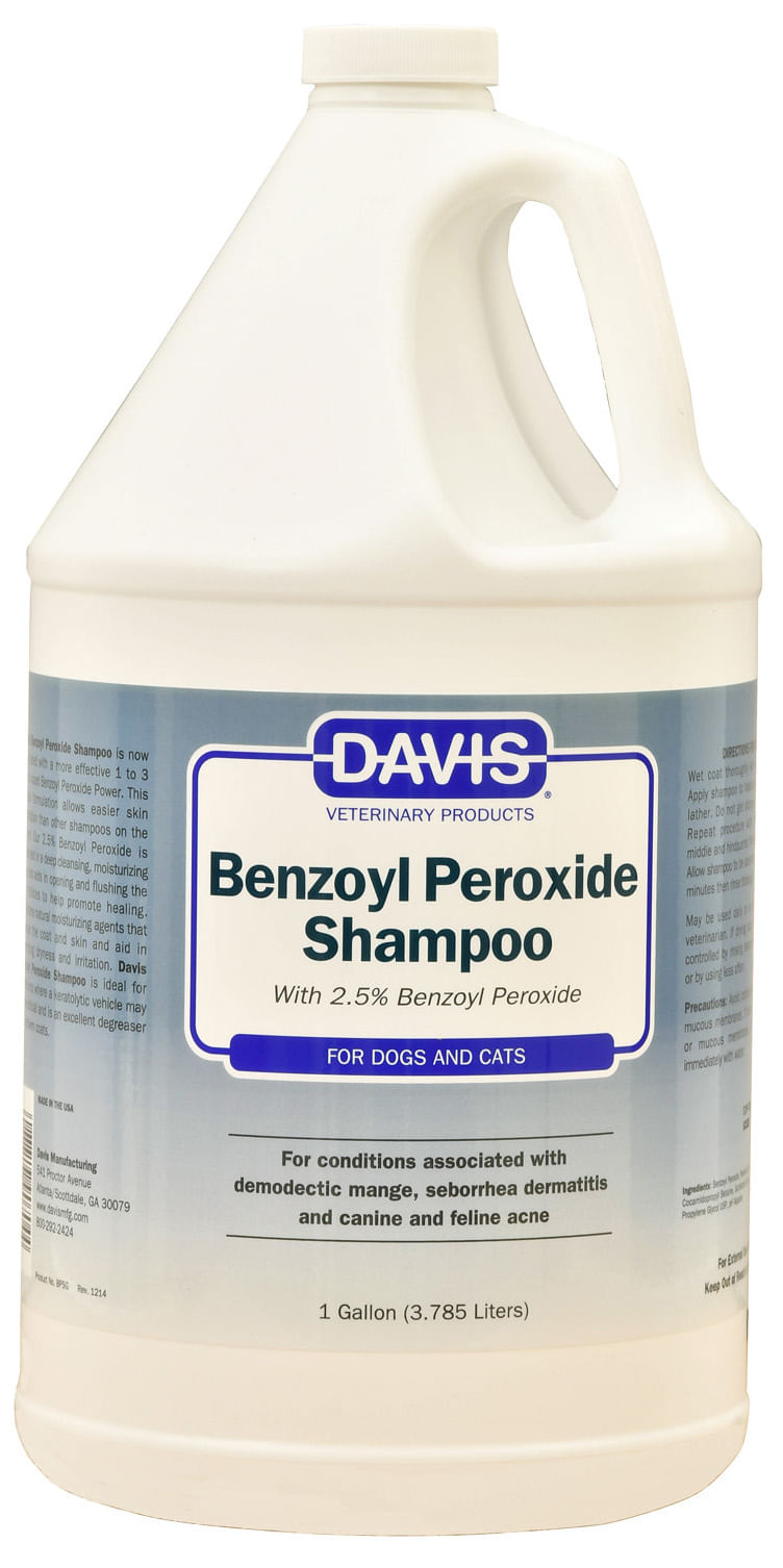benzoyl peroxide shampoo, gallon