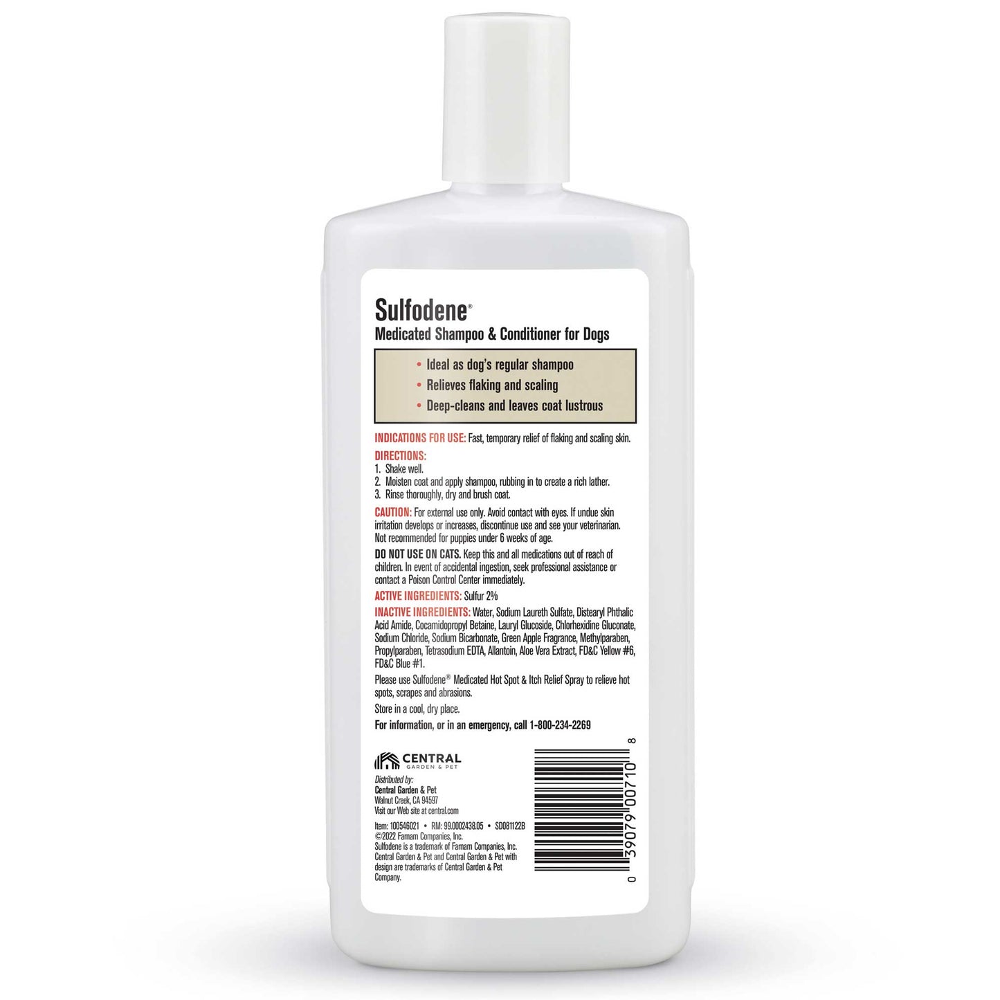sulfodene medi shampoo & cond 12oz