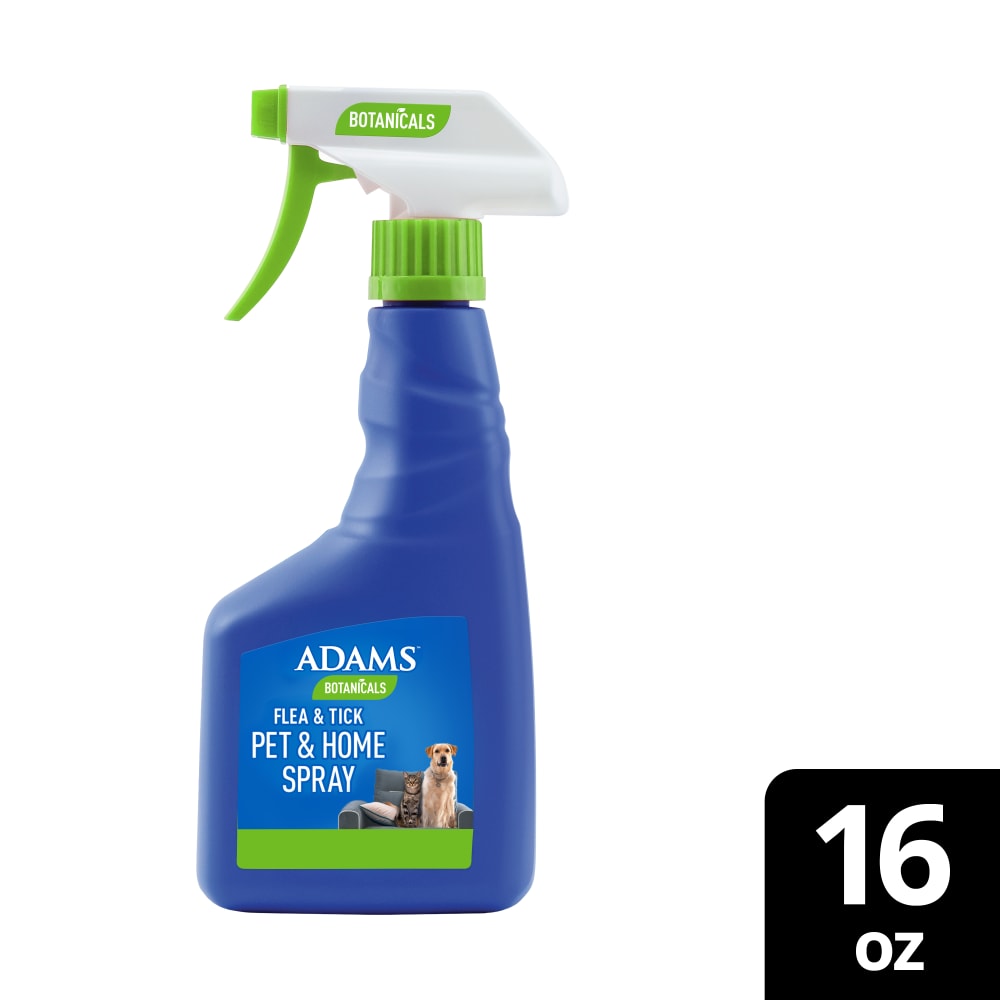 adams botanicals flea and tick pet & home spray, 16 oz