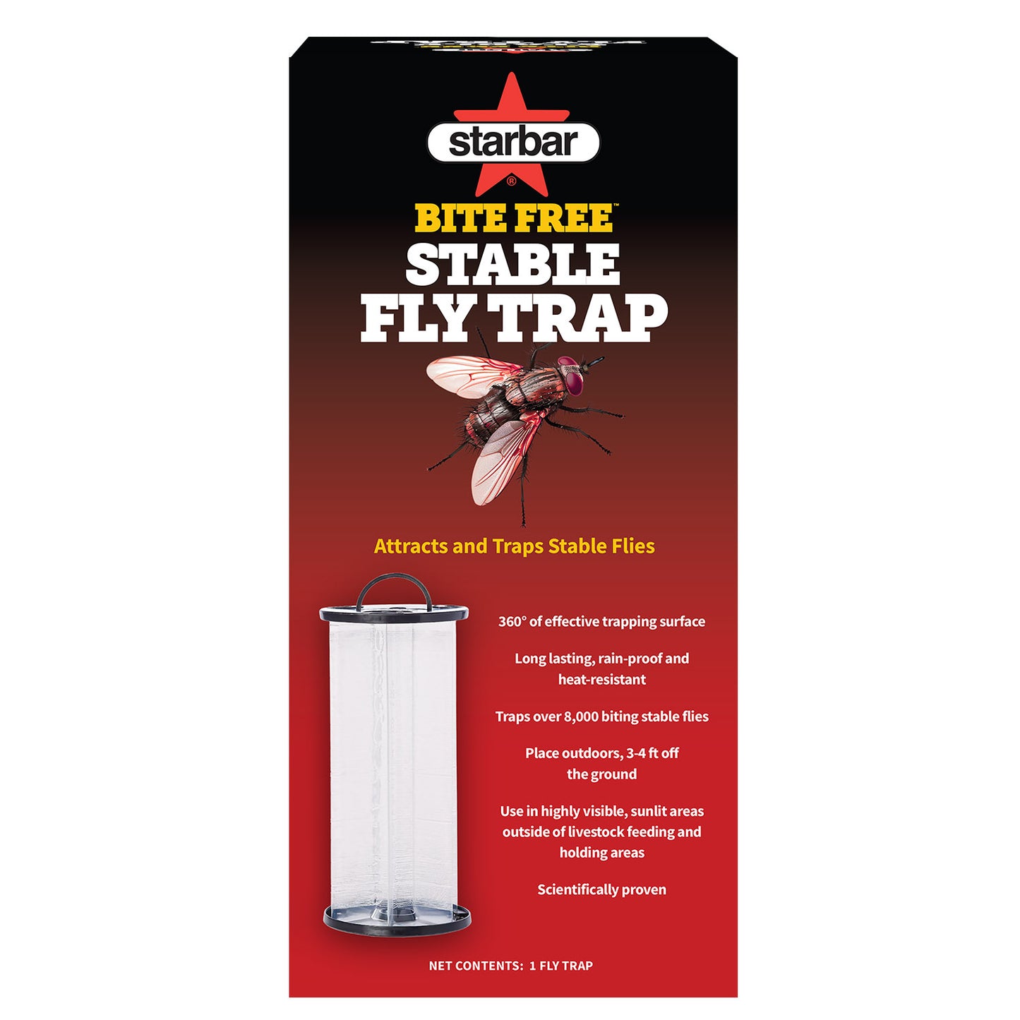 bite free stable fly trap 14" tall