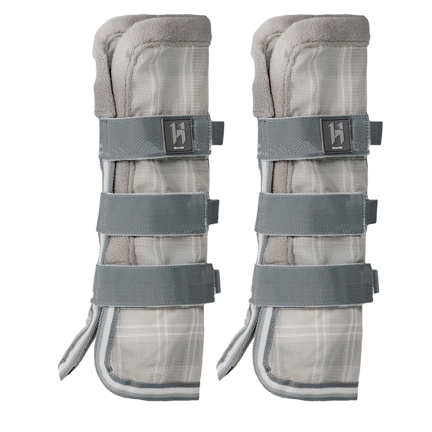 horseware newmarket fly boots, witney charcoal, cob