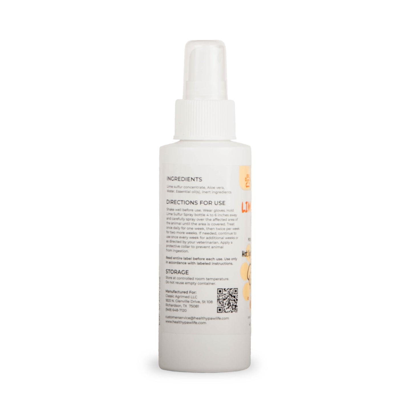 healthy paw life's lime sulfur spray, 4 fl oz