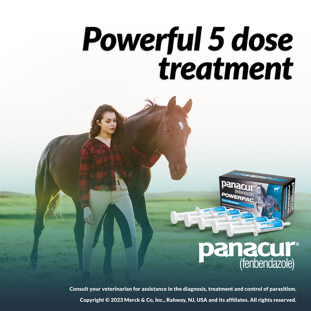 panacur powerpac, (5) 57 gram tubes