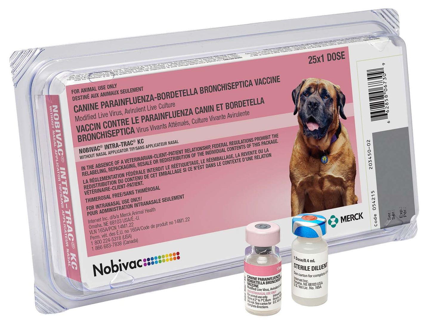 nobivac intra-trac kc (progard-kc), 25 s/d