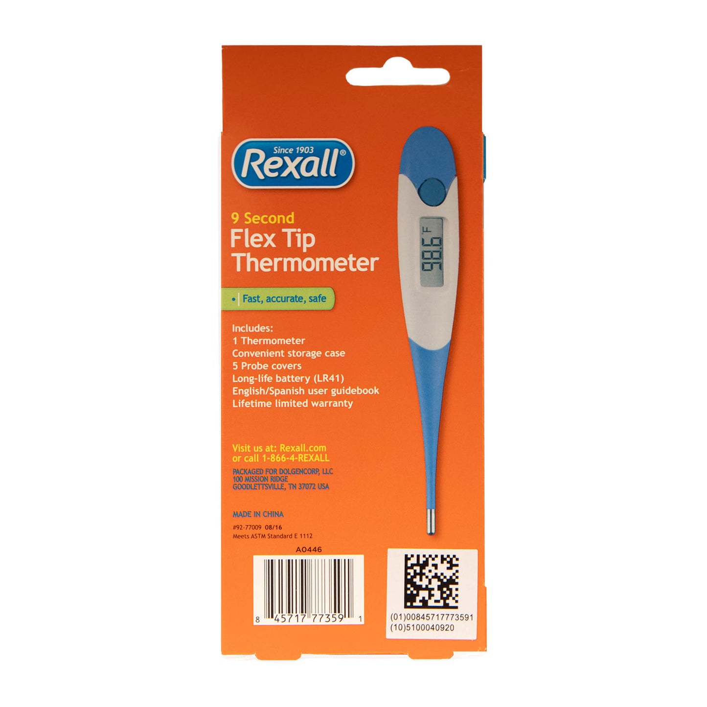 9 second digital thermometer