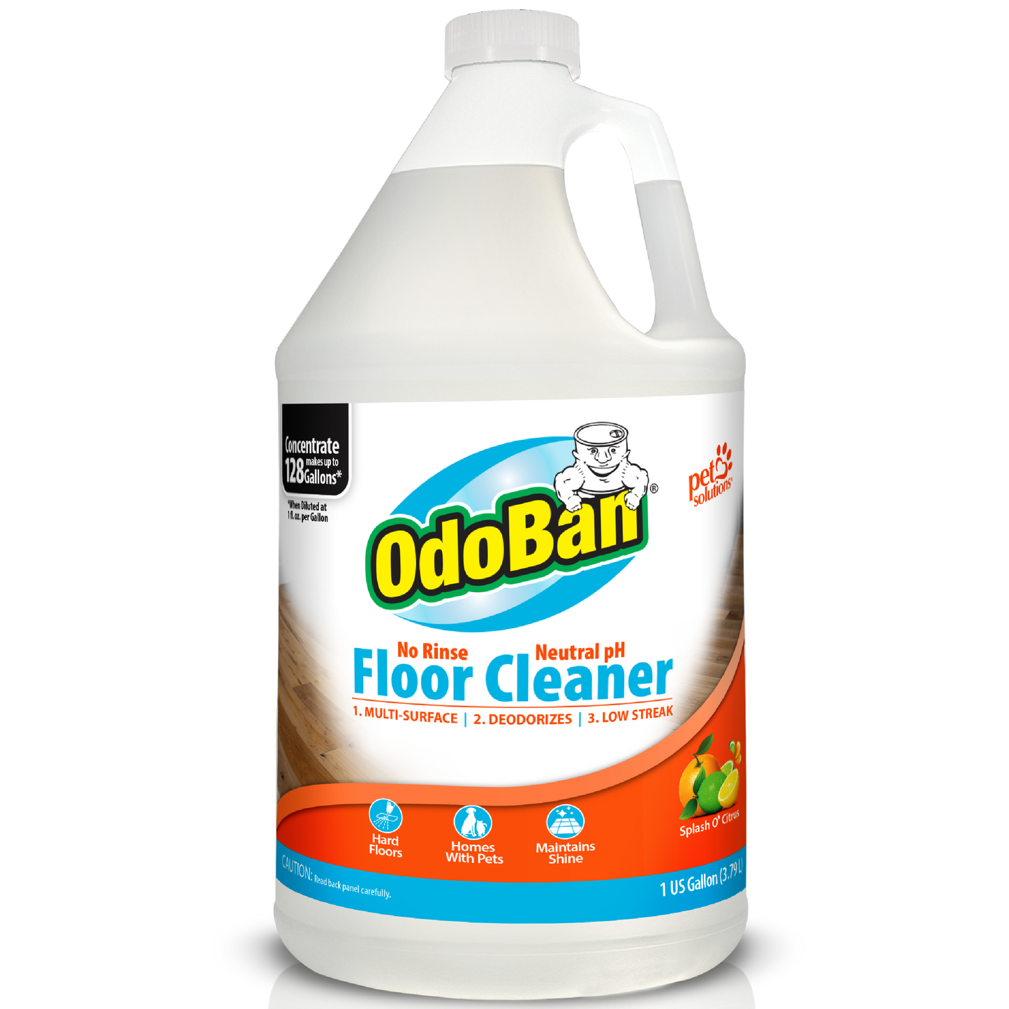 odoban no rinse neutral ph floor cleaner concentrate 1 gallon