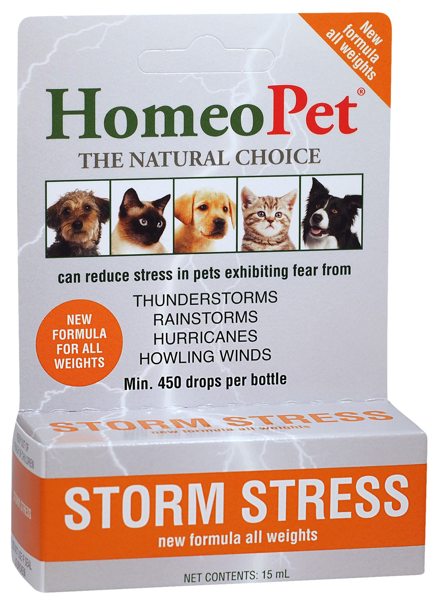 homeopet pro storm stress all weights