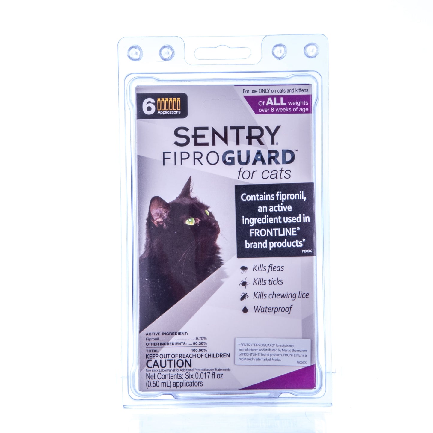 sentry fiproguard for cats 6 months