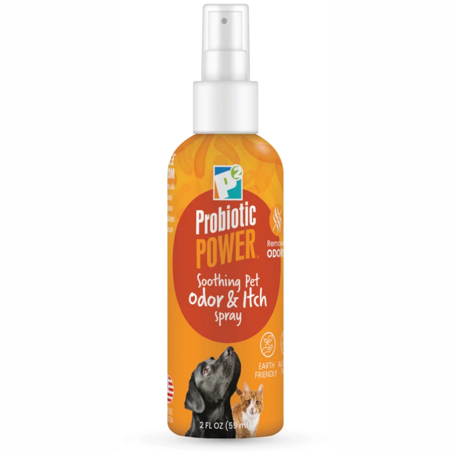 probiotic power pet odor & itch spray 2oz