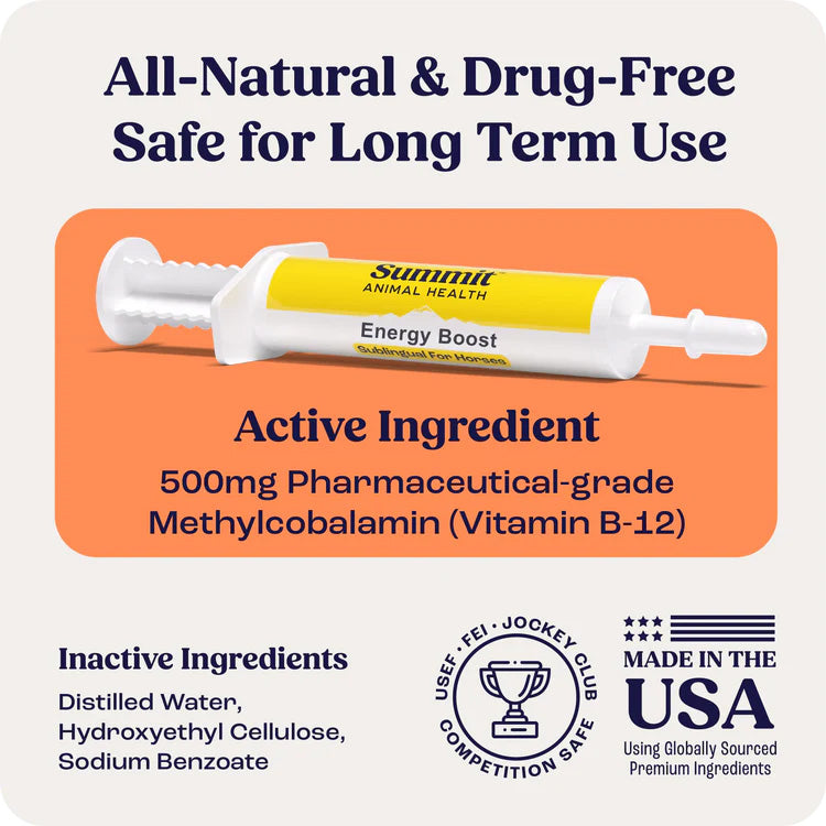 energy boost for horse 3 doses