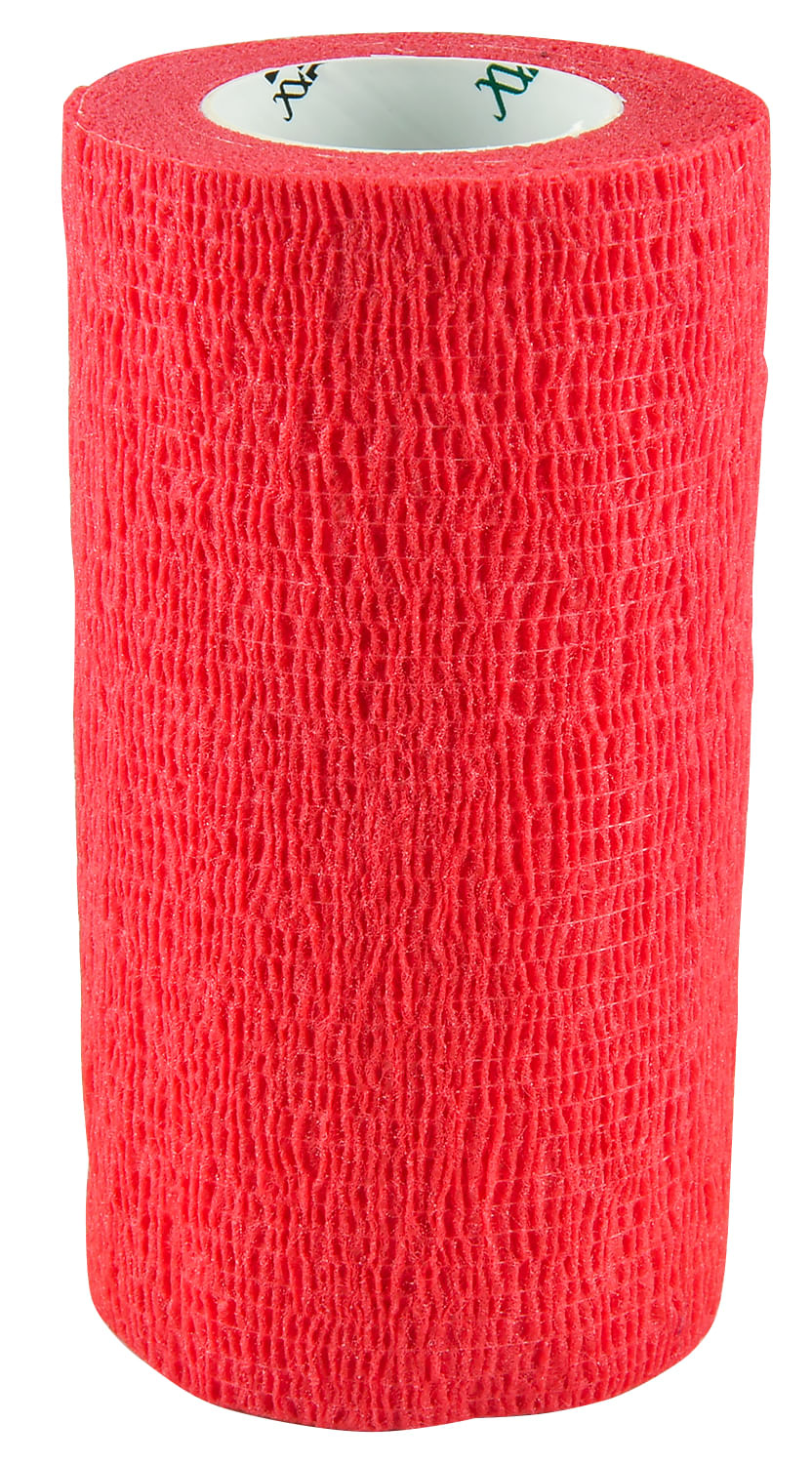 cohesive bandage - 4" colors: red