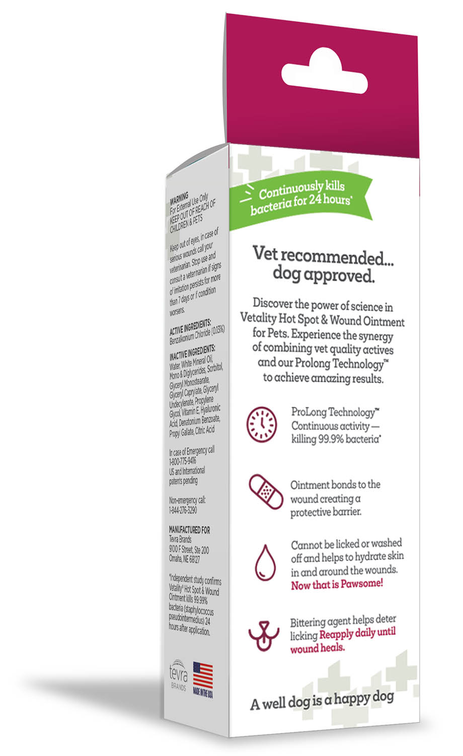 hot spot + wound ointment for pets