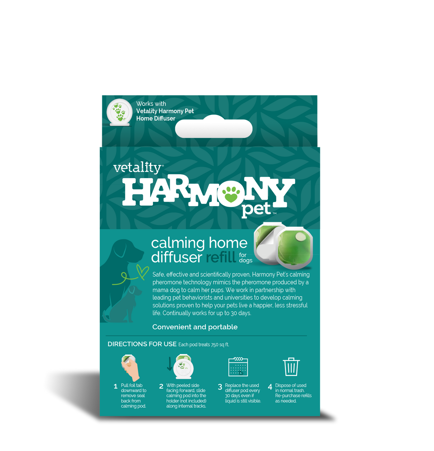 harmony pet calming home diffuser refills for dogs 2ct