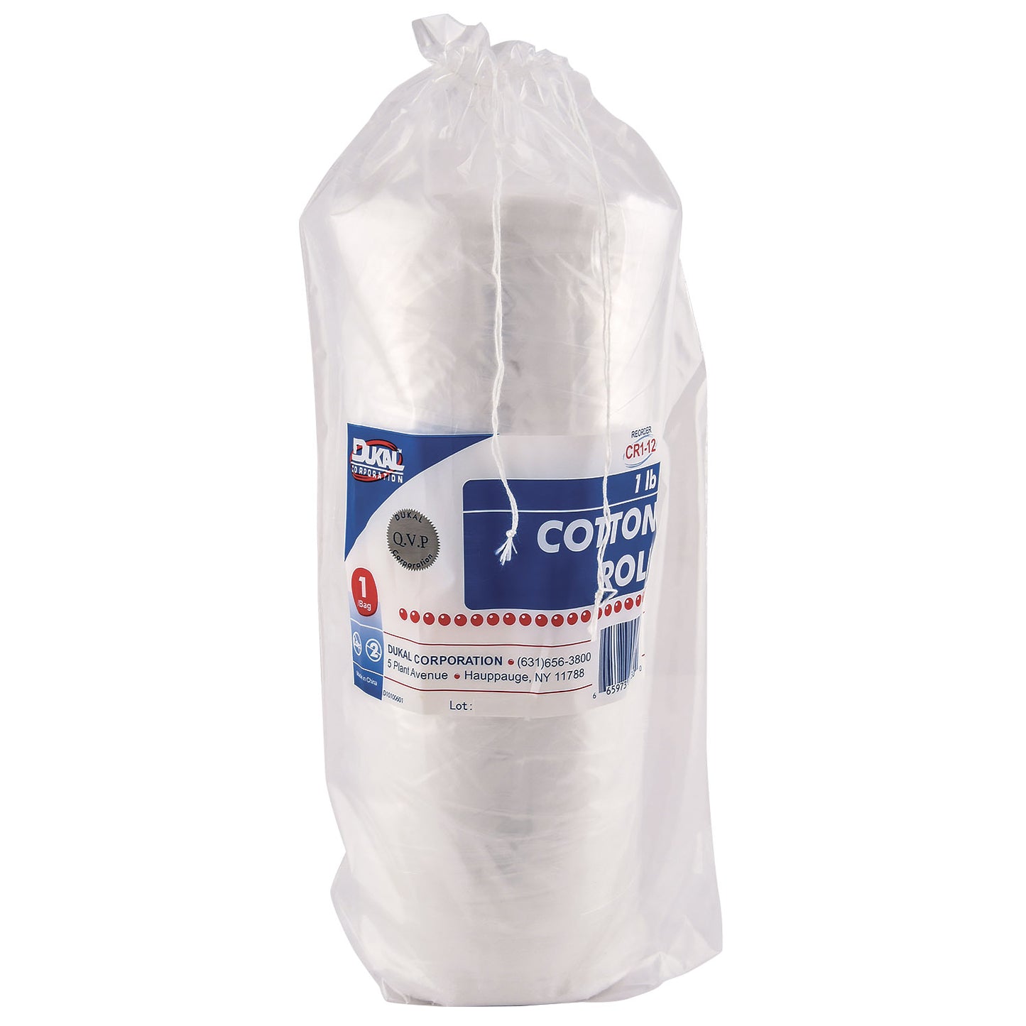 1lb cotton roll 12"x112"