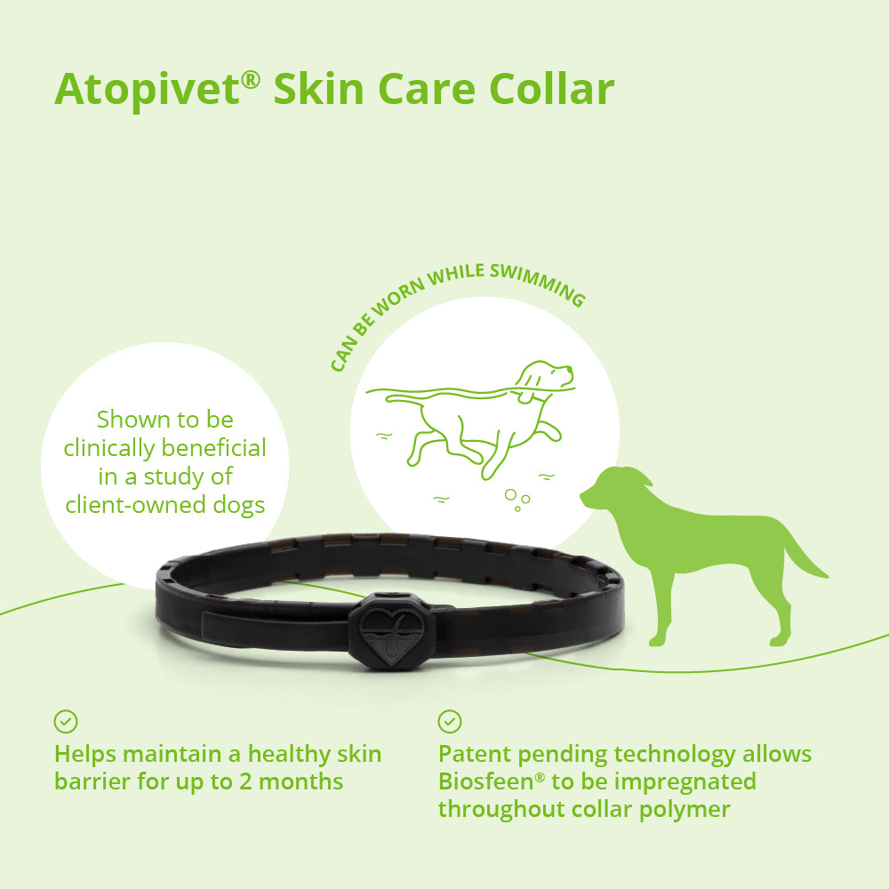 atopivet skin care collar, 29" collar, >22lbs
