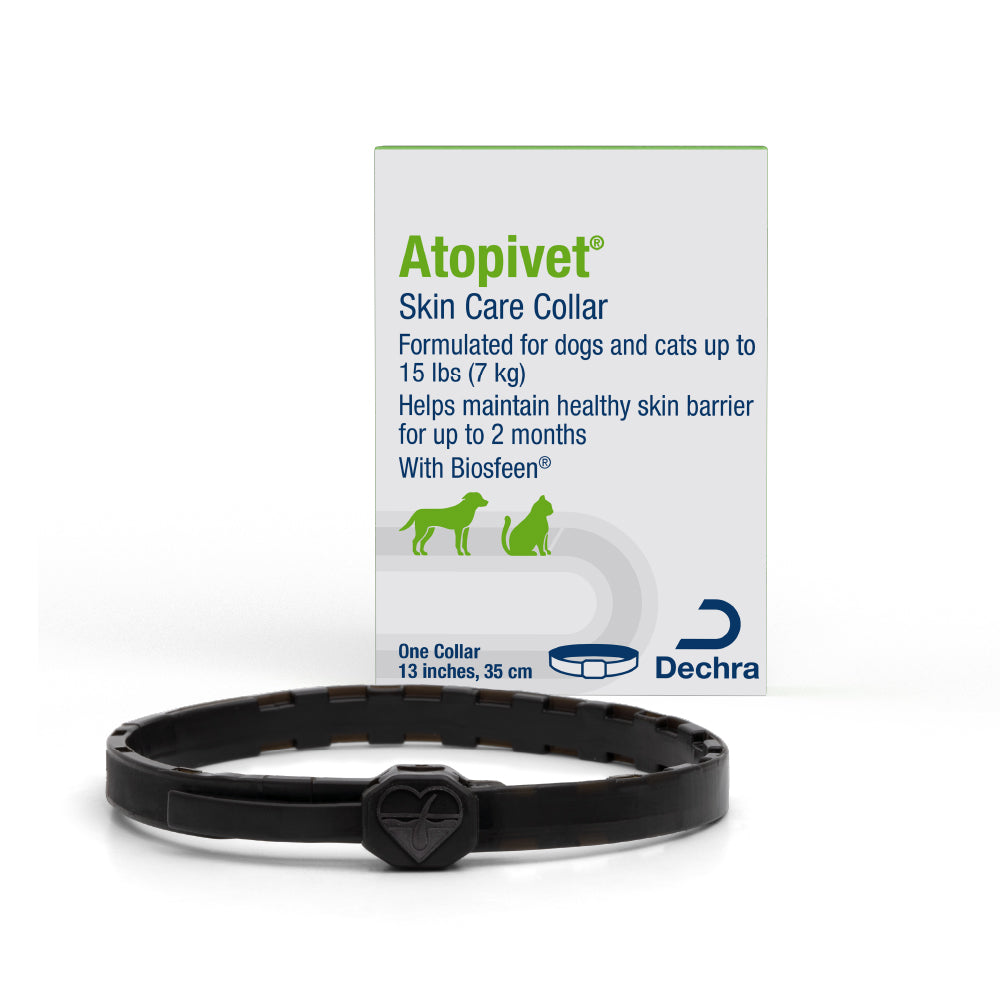 atopivet skin care collar, 13" collar, <22lbs