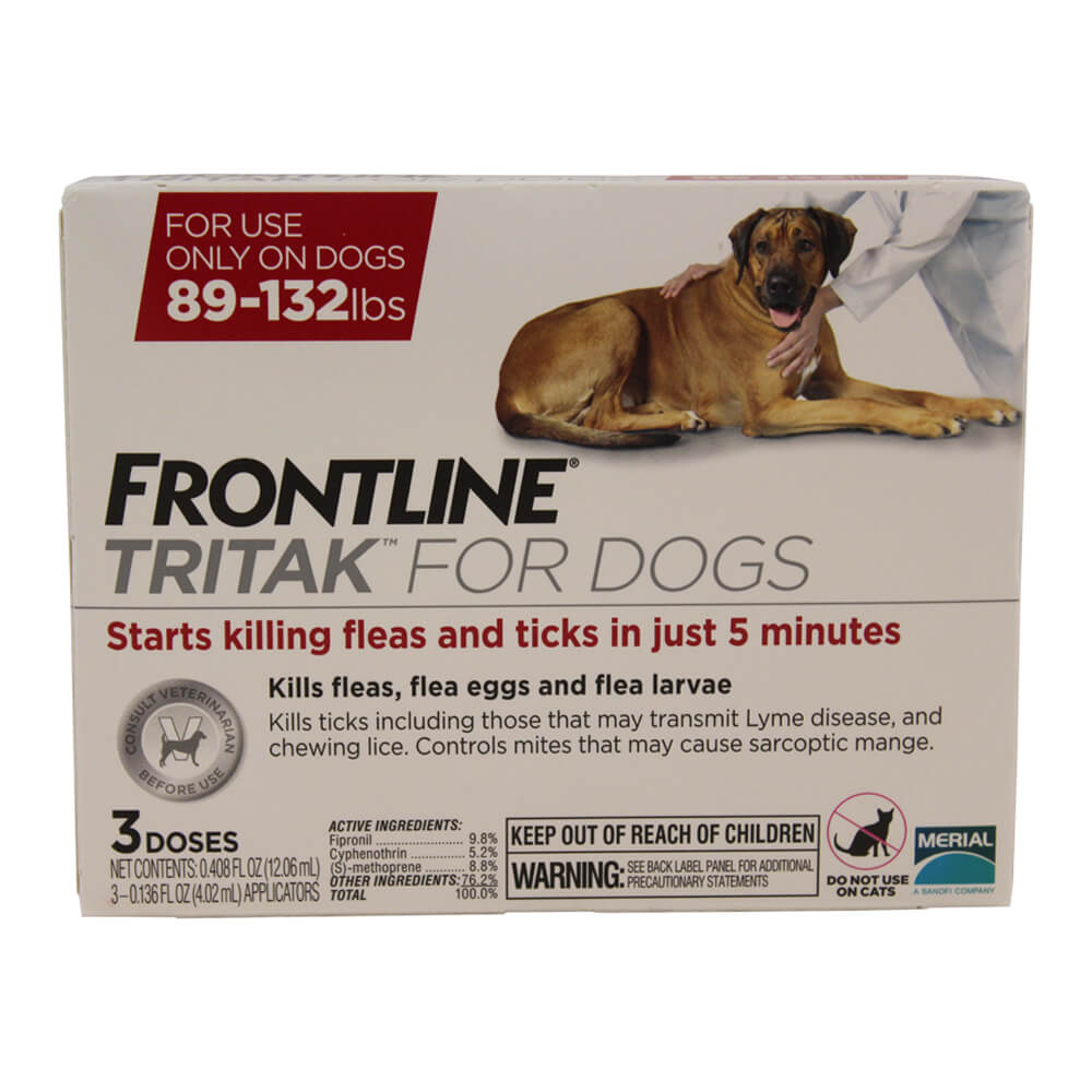 frontline tritak for dogs 89-132 lbs  3 month